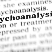 Image of a dictionary definition of psychoanalysis.